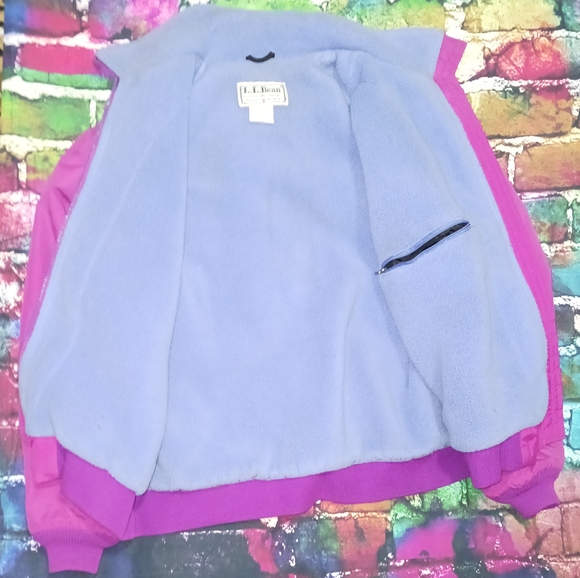 Women's L.L. Bean Vintage 80s Warm-up Jacket Size Medium - Picture 4 of 5